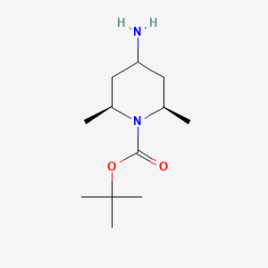 Rel-tert-butyl (2R,6S)-4-amino-2,6-dimethylpiperidine-1-carboxylate