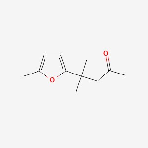 molecular formula C11H16O2 B1334968 4-甲基-4-(5-甲基-2-呋喃基)戊酮 CAS No. 31704-82-2