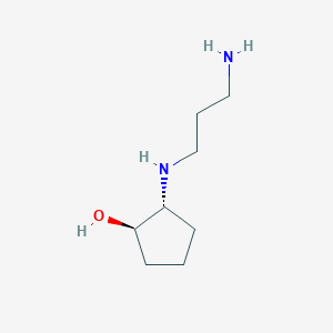 Rel-(1R,2R)-2-((3-aminopropyl)amino)cyclopentan-1-ol