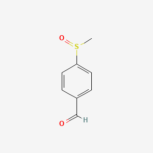 molecular formula C8H8O2S B1334970 对-(甲基亚磺酰基)苯甲醛 CAS No. 37794-15-3