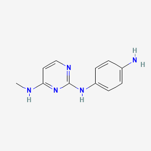 N2-(4-aminophenyl)-N4-methylpyrimidine-2,4-diamine