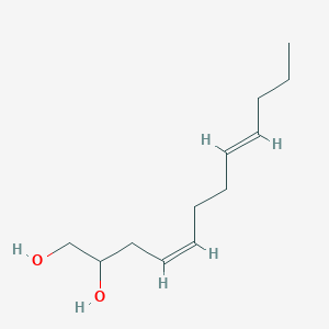 molecular formula C12H22O2 B13349715 (4Z,8E)-Dodeca-4,8-diene-1,2-diol CAS No. 15786-28-4