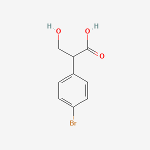 2-(4-Bromophenyl)-3-hydroxypropanoic acid