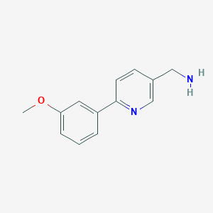 (6-(3-Methoxyphenyl)pyridin-3-yl)methanamine