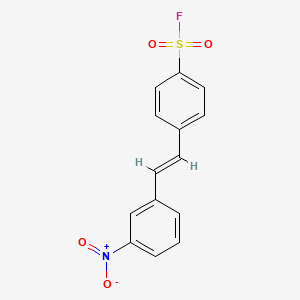 4-(3-Nitrostyryl)benzene-1-sulfonyl fluoride