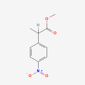 molecular formula C10H11NO4 B1334978 甲基2-(4-硝基苯基)丙酸酯 CAS No. 50415-69-5