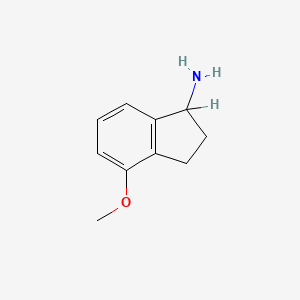 B1334980 4-methoxy-2,3-dihydro-1H-inden-1-amine CAS No. 52372-96-0
