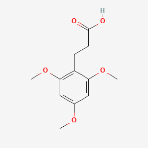 molecular formula C12H16O5 B1334989 3-(2,4,6-三甲氧基苯基)丙酸 CAS No. 74737-05-6