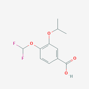 4-(Difluoromethoxy)-3-isopropoxybenzoic acid