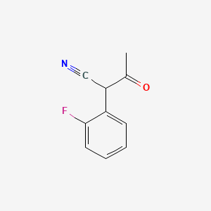 B1334995 2-(2-Fluorophenyl)-3-oxobutanenitrile CAS No. 93839-19-1