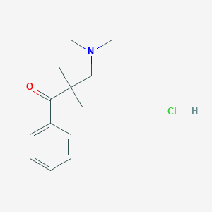 3-(Dimethylamino)-2,2-dimethyl-1-phenylpropan-1-one hydrochloride