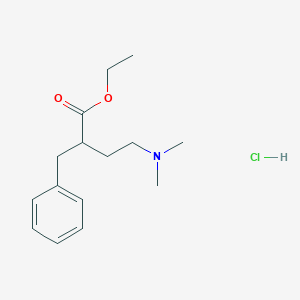 molecular formula C15H24ClNO2 B13349970 a-[2-(Dimethylamino)ethyl] Hydrocinnamic Acid Ethyl Ester Hydrochloride Salt 