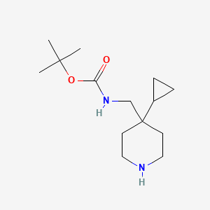 tert-Butyl ((4-cyclopropylpiperidin-4-yl)methyl)carbamate