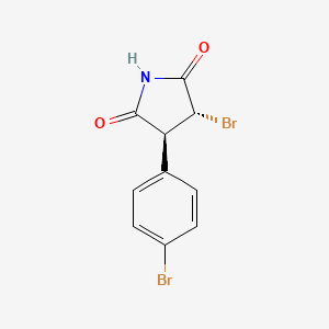 (3R,4S)-3-bromo-4-(4-bromophenyl)pyrrolidine-2,5-dione