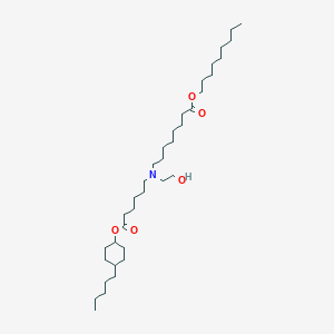 molecular formula C36H69NO5 B13350014 Nonyl 8-((2-hydroxyethyl)(6-oxo-6-((4-pentylcyclohexyl)oxy)hexyl)amino)octanoate 