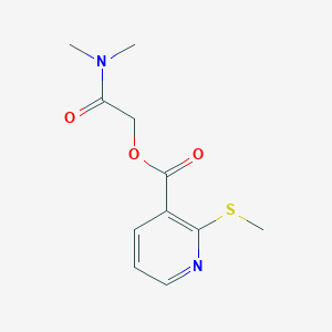 2-(Dimethylamino)-2-oxoethyl 2-(methylthio)nicotinate