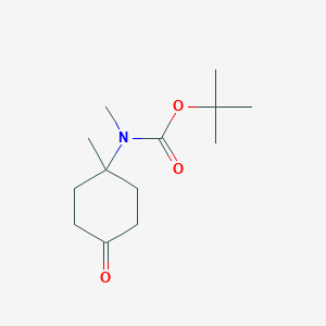 tert-Butyl methyl(1-methyl-4-oxocyclohexyl)carbamate