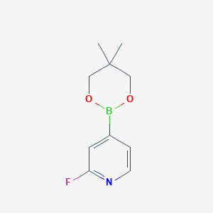 4-(5,5-Dimethyl-1,3,2-dioxaborinan-2-yl)-2-fluoropyridine