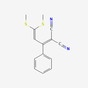 2-(3,3-Bis(methylthio)-1-phenylallylidene)malononitrile