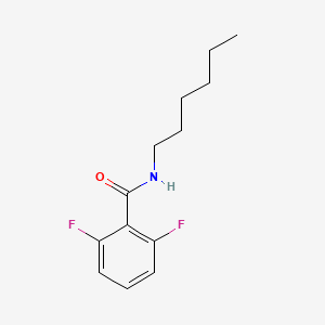 molecular formula C13H17F2NO B13350190 2,6-Difluoro-N-hexylbenzamide 