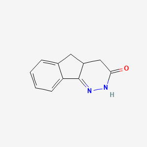 molecular formula C11H10N2O B1335021 2,3,4,4a-Tetrahydro-5H-indeno(1,2-C)pyridazin-3-one CAS No. 69099-74-7
