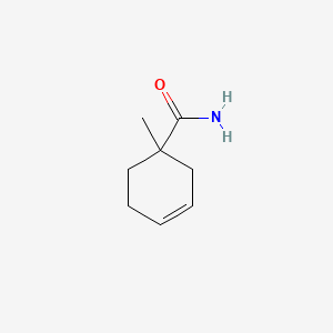 molecular formula C8H13NO B1335022 3-环己烯-1-甲酰胺，1-甲基- CAS No. 69352-89-2