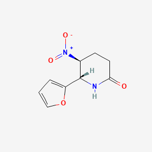 (5S,6S)-6-(Furan-2-yl)-5-nitropiperidin-2-one