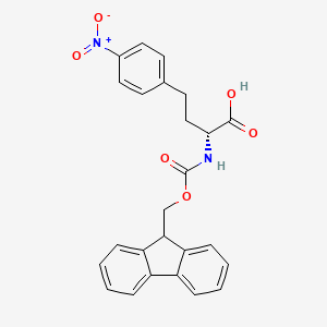 (R)-2-((((9H-Fluoren-9-yl)methoxy)carbonyl)amino)-4-(4-nitrophenyl)butanoic acid