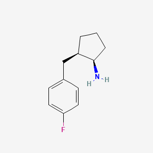 (1R,2R)-2-(4-Fluorobenzyl)cyclopentan-1-amine