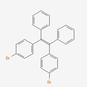 molecular formula C26H18Br2 B13350291 (Z)-1,2-Bis(4-bromophenyl)-1,2-diphenylethene 