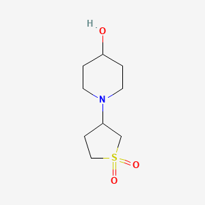 3-(4-Hydroxypiperidin-1-yl)tetrahydrothiophene 1,1-dioxide