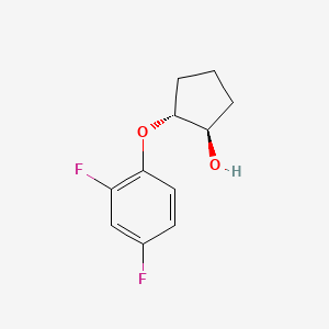 Rel-(1R,2R)-2-(2,4-difluorophenoxy)cyclopentan-1-ol