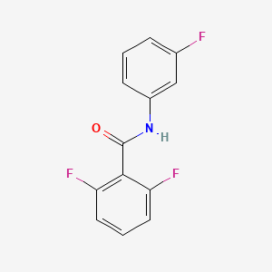 molecular formula C13H8F3NO B13350357 2,6-difluoro-N-(3-fluorophenyl)benzamide 