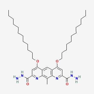 4,6-Bis(dodecyloxy)-10-methylpyrido[3,2-g]quinoline-2,8-dicarbohydrazide