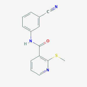 N-(3-Cyanophenyl)-2-(methylthio)nicotinamide