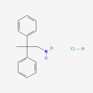 molecular formula C15H18ClN B1335041 2,2-二苯基丙-1-胺盐酸盐 CAS No. 40691-66-5