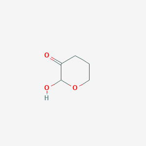 molecular formula C5H8O3 B13350449 2-Hydroxydihydro-2H-pyran-3(4H)-one 