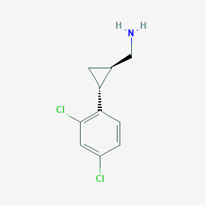 ((1R,2R)-2-(2,4-Dichlorophenyl)cyclopropyl)methanamine