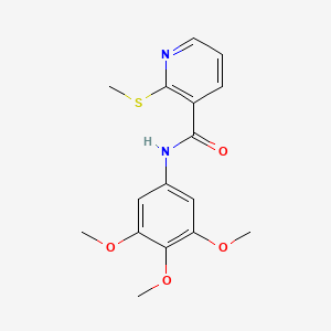 2-(Methylthio)-N-(3,4,5-trimethoxyphenyl)nicotinamide