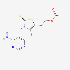 5-[2-(Acetyloxy)ethyl]-3-[(4-amino-2-methyl-5-pyrimidinyl)methyl]-4-methyl-2(3H)-thiazolethione