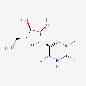 molecular formula C10H14N2O5S B13350499 5-((2S,3R,4S,5R)-3,4-Dihydroxy-5-(hydroxymethyl)tetrahydrofuran-2-yl)-1-methyl-2-thioxo-2,3-dihydropyrimidin-4(1H)-one 