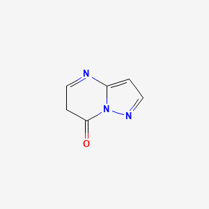 molecular formula C6H5N3O B13350501 Pyrazolo[1,5-a]pyrimidin-7(6H)-one 