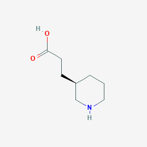 3-[(3R)-piperidin-3-yl]propanoic acid