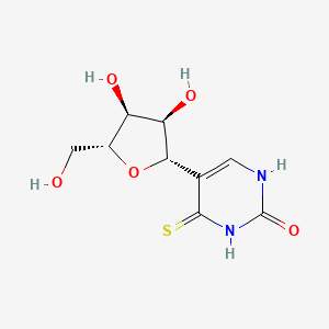 molecular formula C9H12N2O5S B13350612 4-Thiopseudouridine CAS No. 55101-24-1