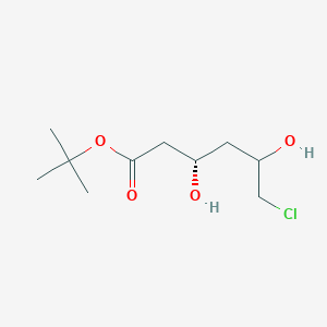 molecular formula C10H19ClO4 B13350714 (3S)-tert-Butyl 6-chloro-3,5-dihydroxyhexanoate 