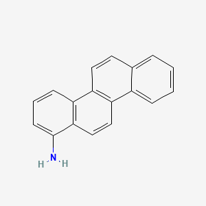 molecular formula C18H13N B13350716 Chrysenamine CAS No. 30233-84-2