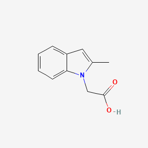 molecular formula C11H11NO2 B1335074 (2-Methylindol-1-yl)acetic acid CAS No. 86704-55-4