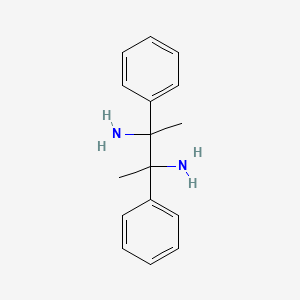 molecular formula C16H20N2 B13350840 2,3-Diphenylbutane-2,3-diamine CAS No. 109090-35-9