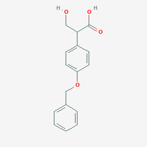 2-(4-(Benzyloxy)phenyl)-3-hydroxypropanoic acid