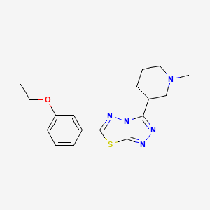 6-(3-Ethoxyphenyl)-3-(1-methyl-3-piperidinyl)[1,2,4]triazolo[3,4-b][1,3,4]thiadiazole